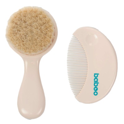 Щётка с расческой натуральная Baboo 12-003 1